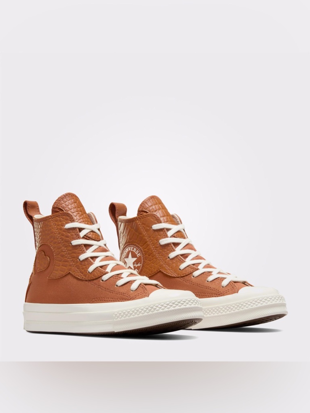 Converse Chuck 70 Western High Top Sneaker Womens 9 Mens 7 Brown - Picture 2 of 11